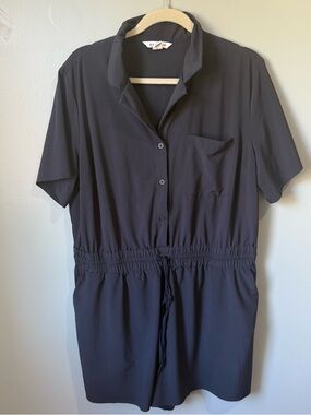 Athleta Navy Romper Size XL